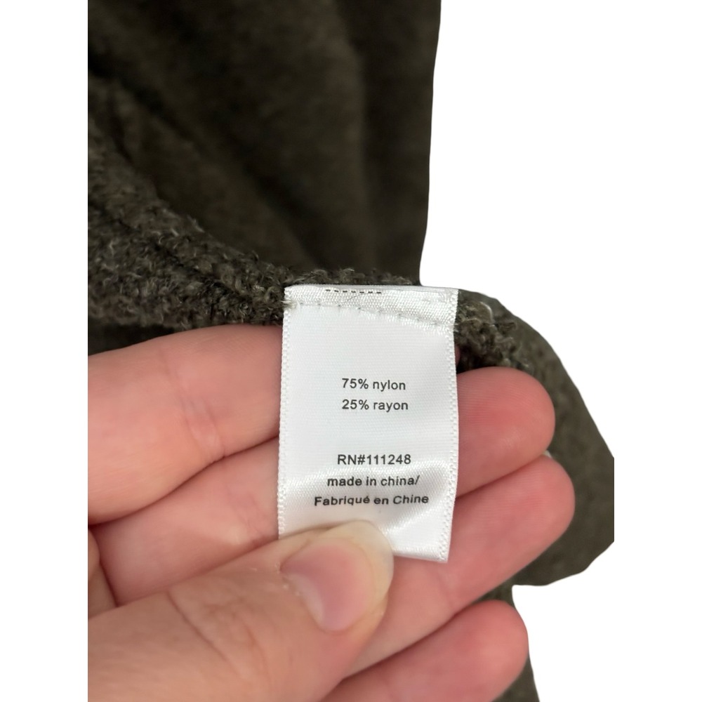 Barefoot Dreams CozyChic Lite Cardigan XXL Olive Green Nylon Rayon Wrap - Picture 5 of 6